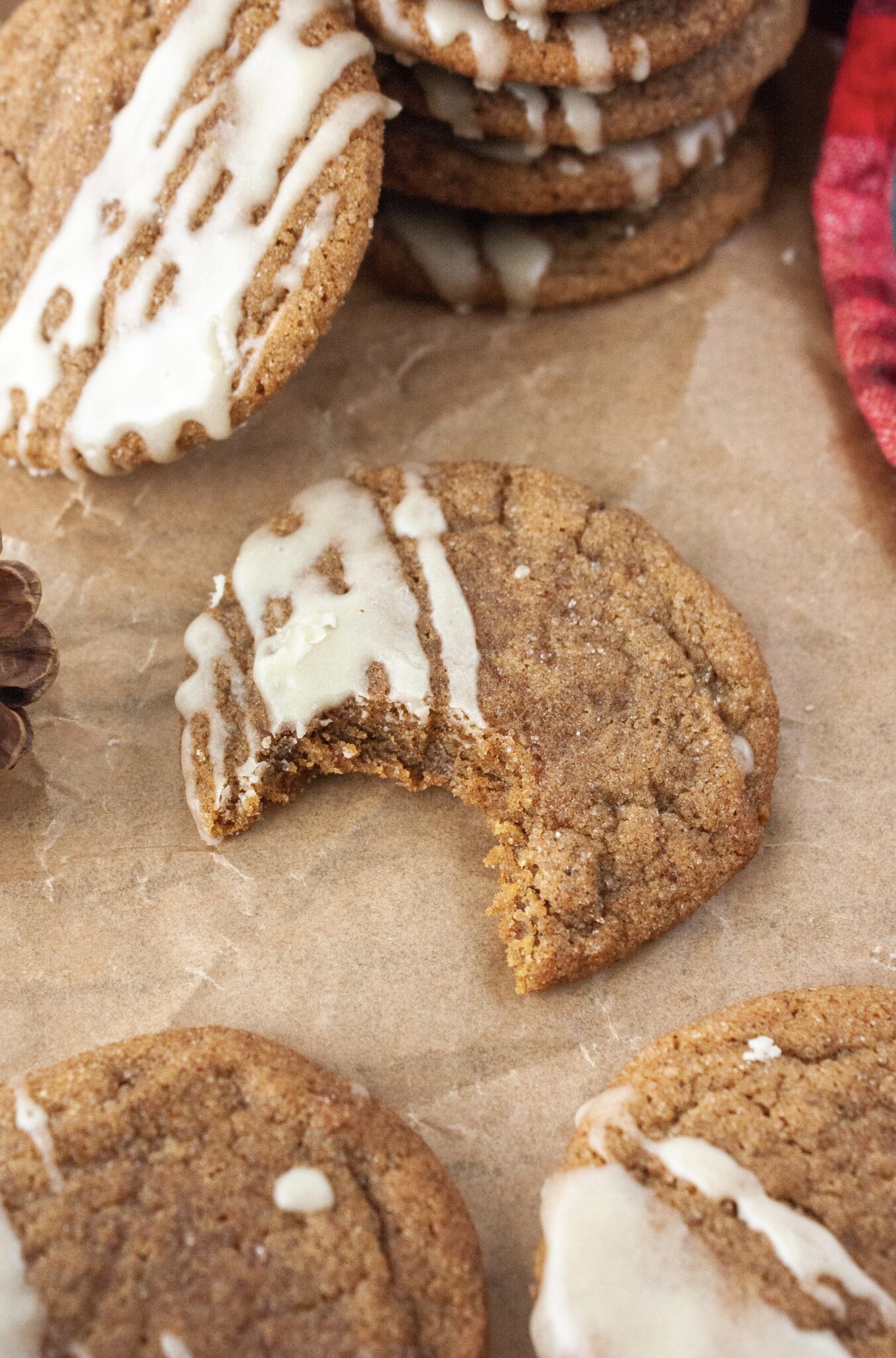 Soft Maple Gingerbread Cookies