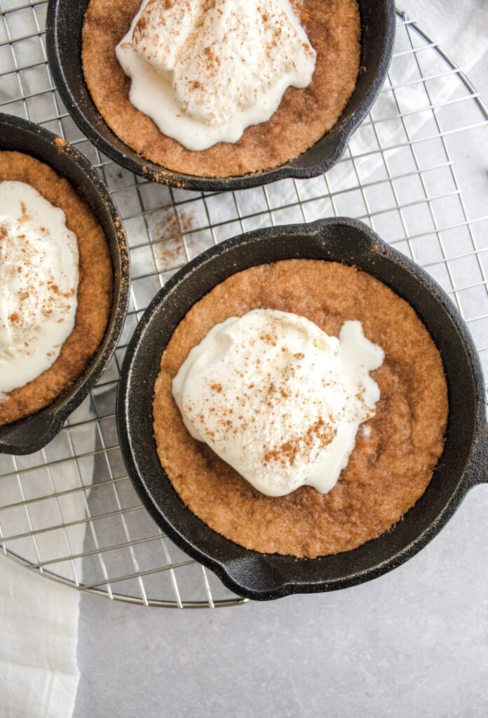 Pumpkin Skillet Cookie