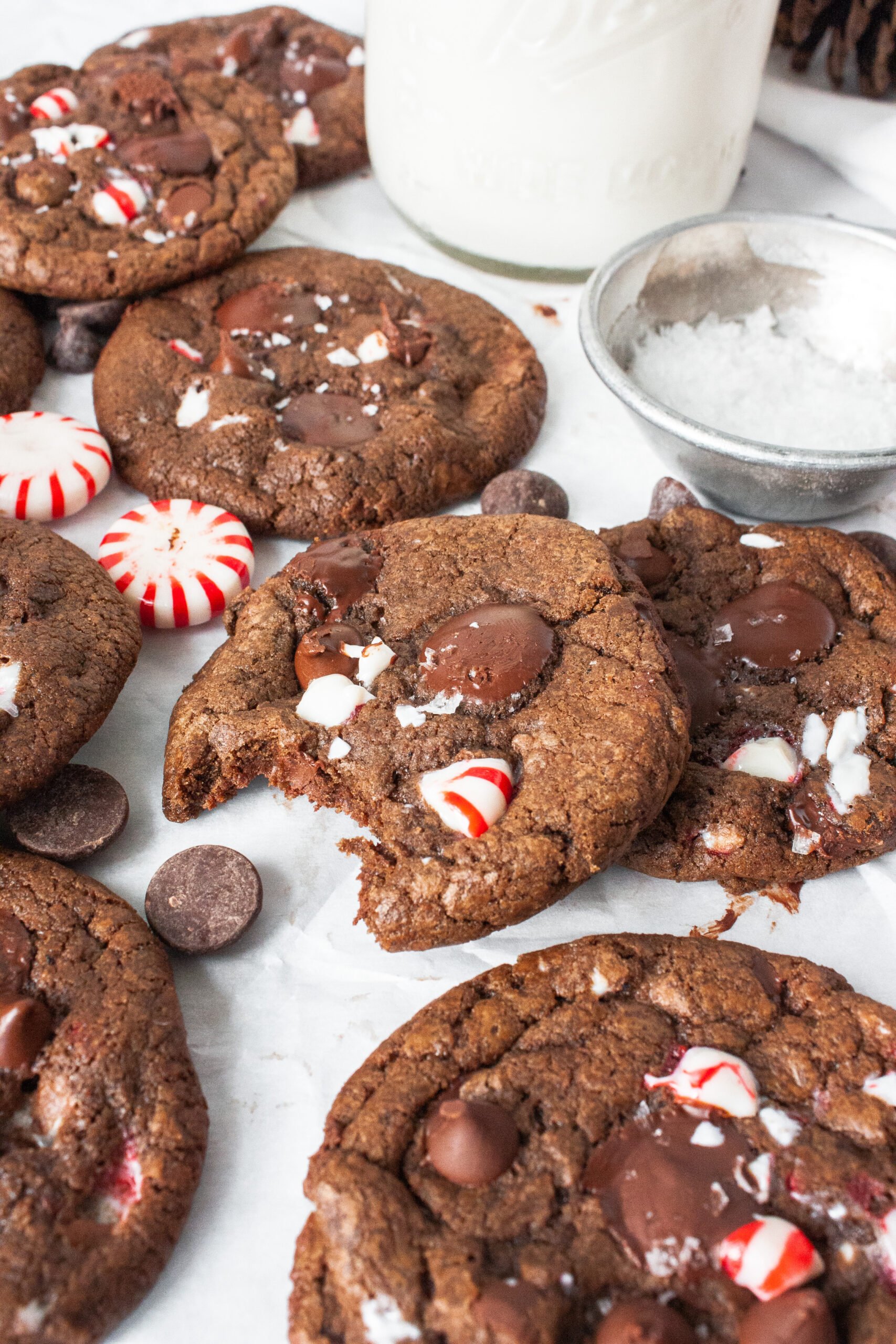 Chocolate Peppermint Cookies