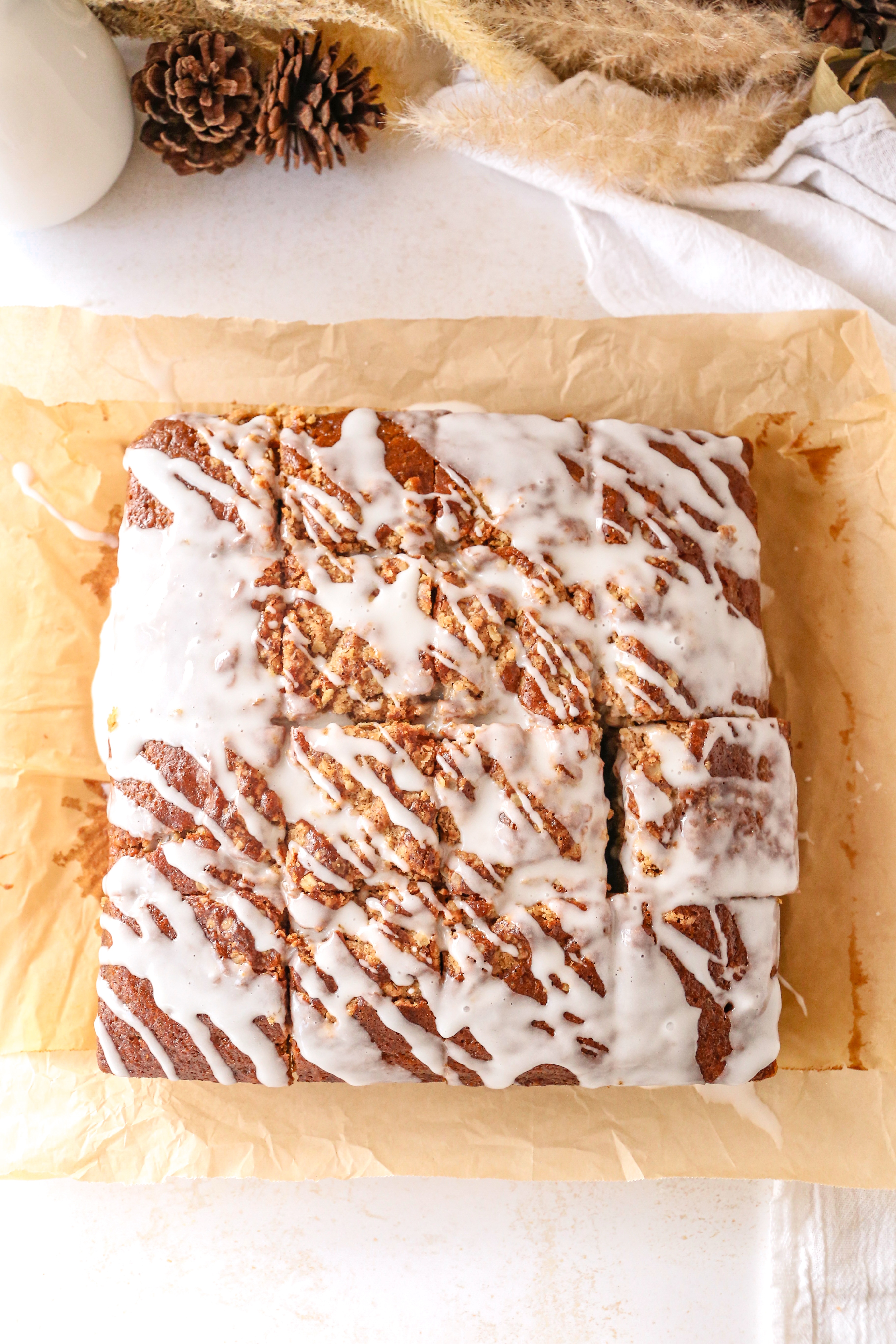 Pumpkin Cinnamon Streusel Cake