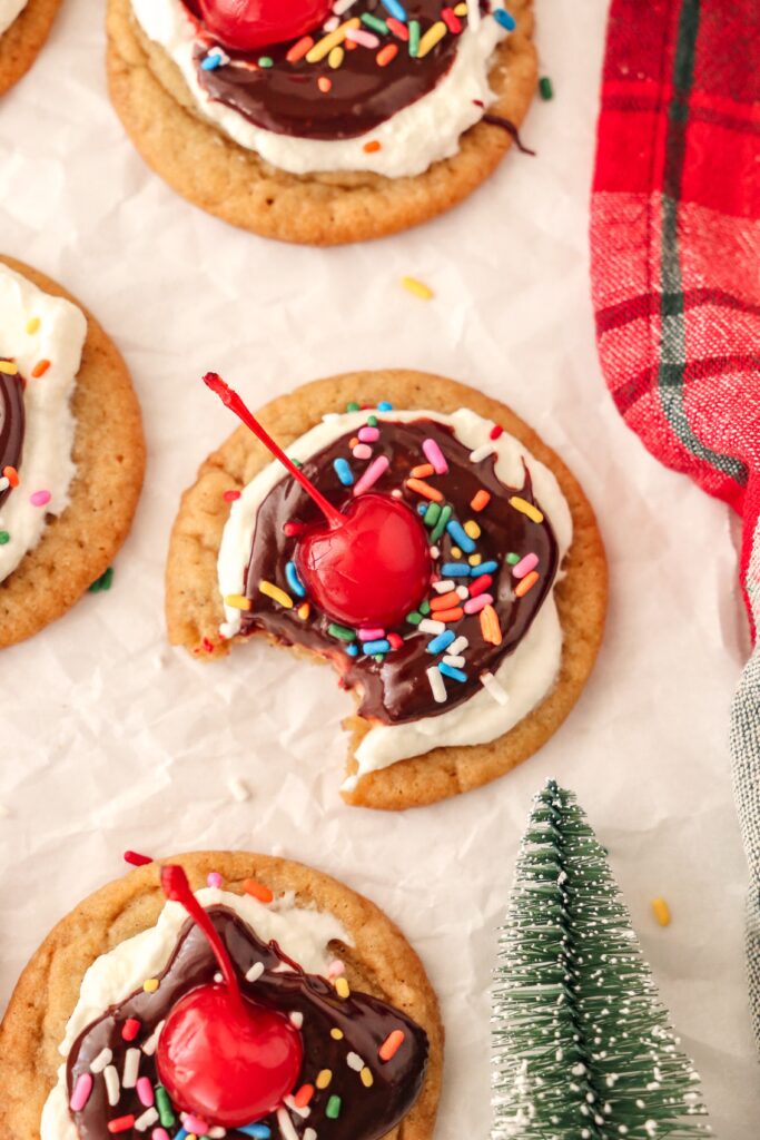 Hot Fudge Sundae Cookies
