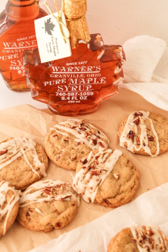 Brown Butter Maple Pecan Cookies