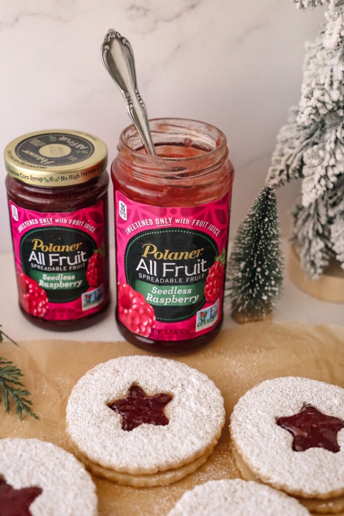raspberry filled cookies